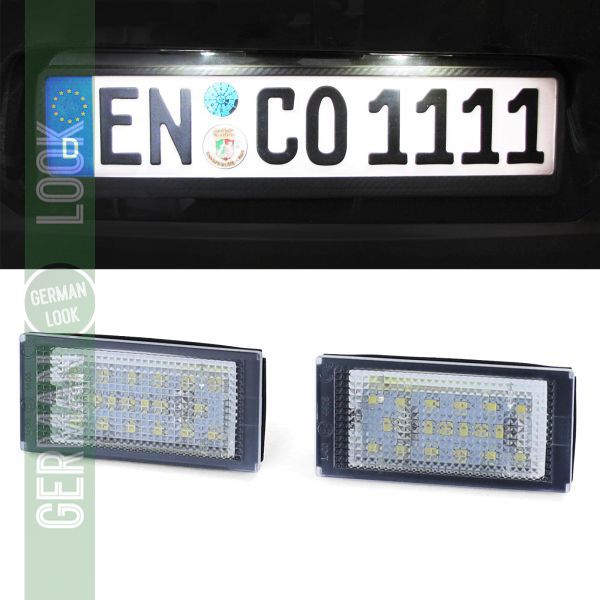 Éclairage de plaque LED blanc 6000K pour BMW Série 3 E46 Coupé 98-03