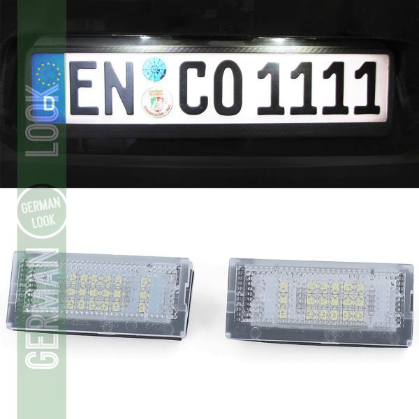 Éclairage de plaque d'immatriculation LED blanc 6000K sur mesure pour BMW E46 Limou Touring 98-03