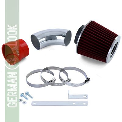 Kit d'admission d'air avec filtre à air sport rouge pour BMW Série 3 E46 323 325 328 330