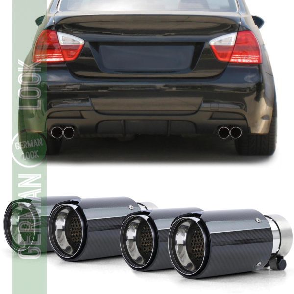Diffuseur arrière performance noir brillant pour série 3 BMW E90 E91 335d 335i
