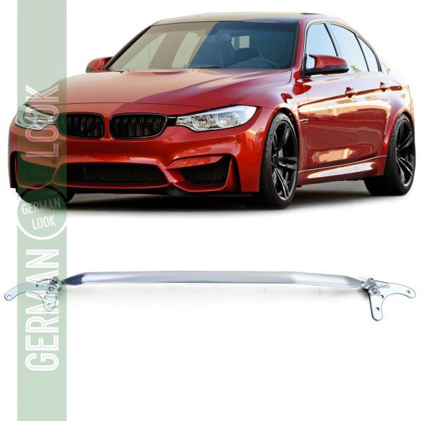 Barre de jambe de force en aluminium avant 3 pièces réglable sur mesure pour BMW Série 3 F30 F31 à partir de 11