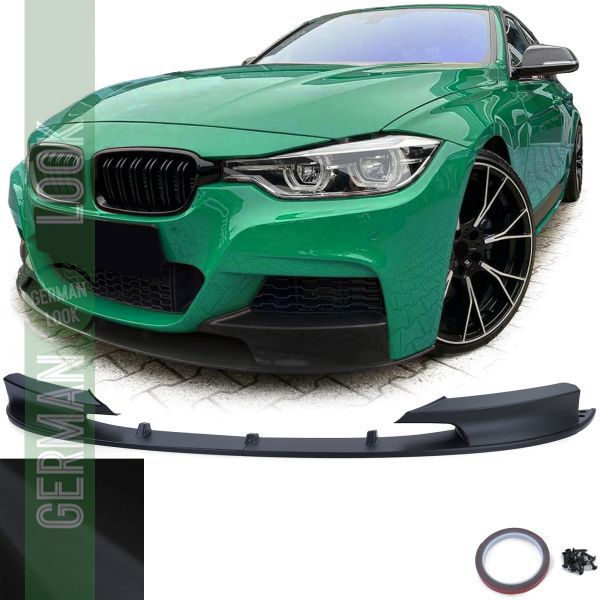 Lèvre de spoiler avant Approach Performance mat sur mesure pour BMW Série 3 F30 F31 11-19