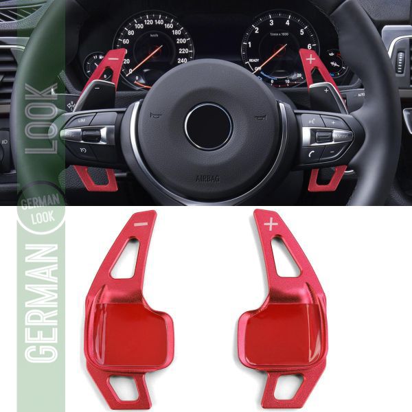 Extension de palette de changement de vitesse en aluminium rouge pour BMW série 3 F30 F31 F34 série 4 F32 F33 F36