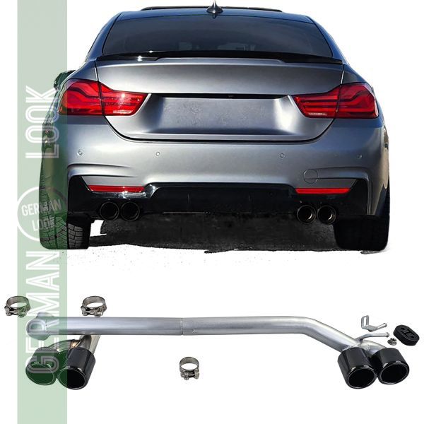 Tuyau d'échappement duplex à 4 tuyaux, conversion pour BMW F32 F33 F36 425 428 430