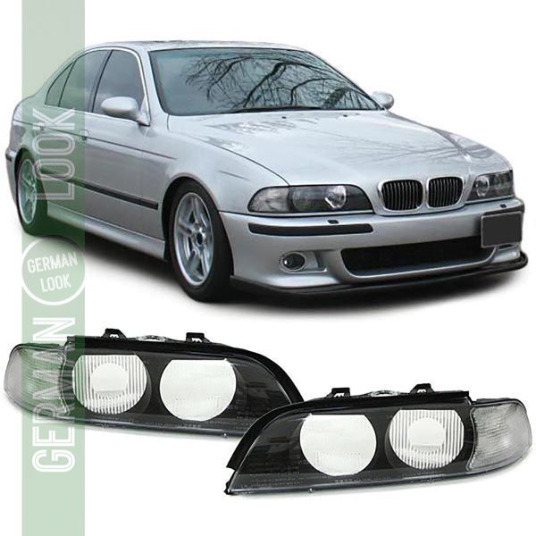 Lentille xénon lentilles de phare indicateur blanc paire pour BMW E39 95-00