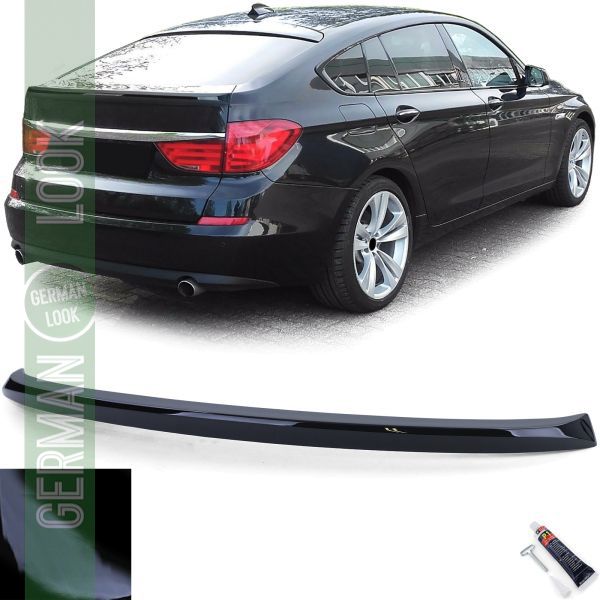 Lèvre de spoiler arrière performance noir brillant sur mesure pour BMW Série 5 F07 GT 09-13