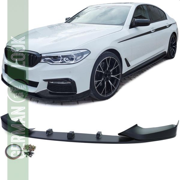 Lèvre de spoiler avant performance mate sur mesure pour BMW Série 5 G30 G31 16-20