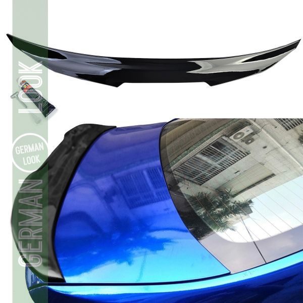 Spoiler arrière ducktail noir brillant sur mesure pour Série 5 BMW G30 Berline 16-20
