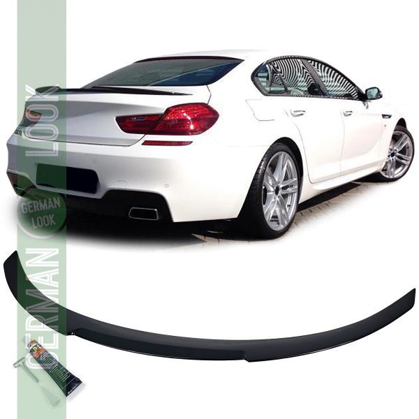 Spoiler arrière performance noir brillant pour série 6 BMW F06 Gran Coupé 12-18
