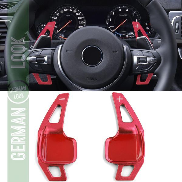 Extension de palette de changement de vitesse en aluminium rouge pour BMW X1 F48 X4 F26 X5 F15 X6 F16