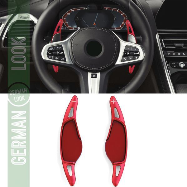Extension de palette de changement de vitesse en aluminium rouge pour BMW X3 G01 F97 X4 G02 F98 X5 G05