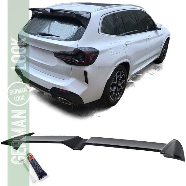 Becquet de toit sport performance noir brillant sur mesure pour BMW X3 G01 17-21