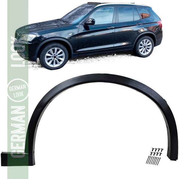 Extension de passage de roue d'aile avant droite pour BMW X3 M F25 10-17
