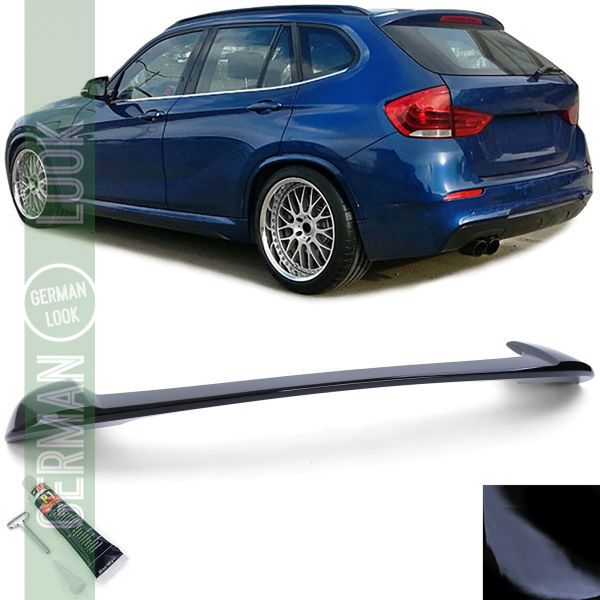 Lèvre de spoiler arrière sport performance noir brillant sur mesure pour BMW X1 E84 09-15