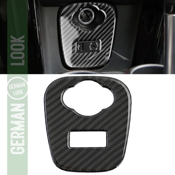 Cache en carbone pour allume-cigare USB pour Mini F55 F56 F57 à partir de 14