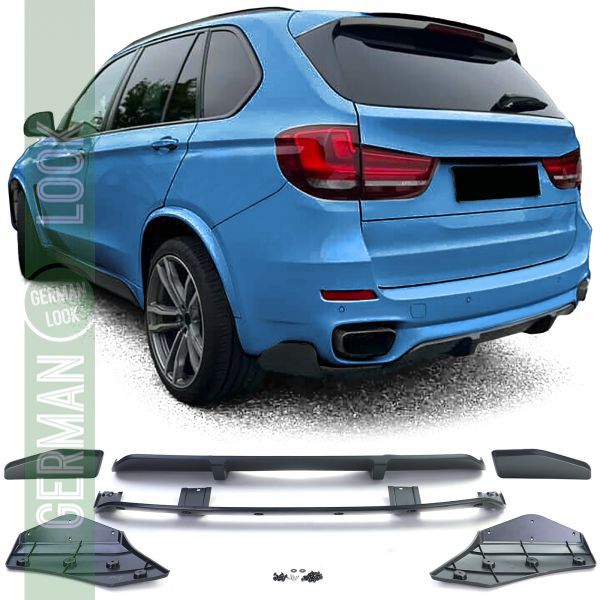 Diffuseur arrière performance noir mat sur mesure pour BMW X5 F15 13-18