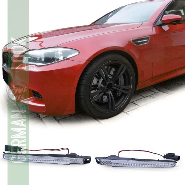 Clignotants latéraux LED blanc sur mesure pour BMW Série 1 M Coupé E82 M5 F10 X5M E70 X6M E71