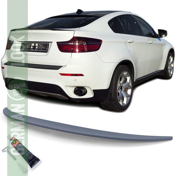 Lèvre de spoiler arrière look sport avec ABE sur mesure pour BMW X6 E71 08-15