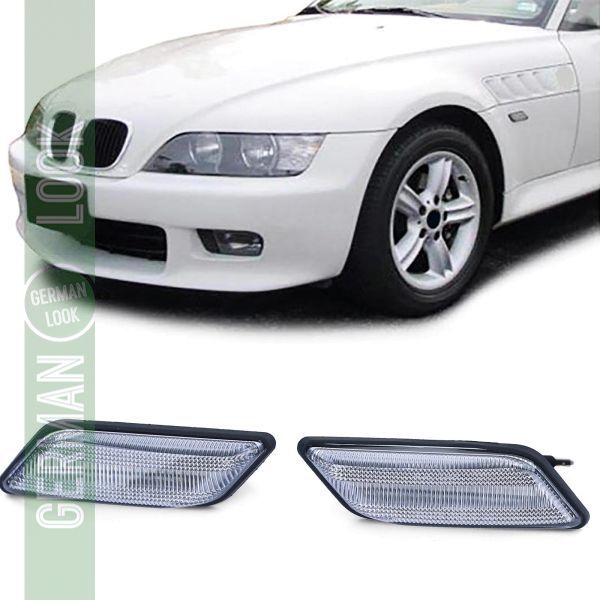 Clignotants latéraux à LED blanc paire sur mesure pour BMW Z3 Coupé Roadster 94-02