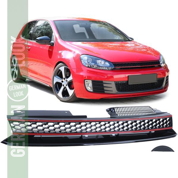 Calandre sport en nid d'abeille sans emblème sur mesure pour VW Golf 6 également GTI 08-13