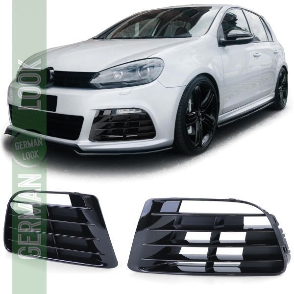Insert de grille de calandre gauche droite pour Golf 6 09-12 avec pare-chocs R20