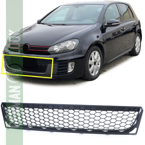 Pare-chocs de calandre en nid d'abeille sur mesure pour VW Golf 6 08-12 GTI GTD