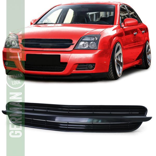 Calandre sport sans emblème noire pour Opel Vectra C 02-05 Signum 03-05