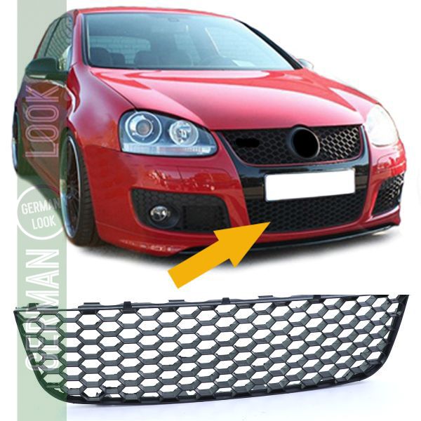 Pare-chocs inférieur de calandre en nid d'abeille pour VW Golf 5 GTI 04-09