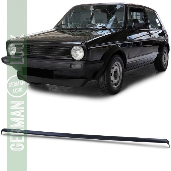 Bande de phare de spoiler de calandre noire pour VW Golf 1 Cabrio 74-89 Caddy 82-92