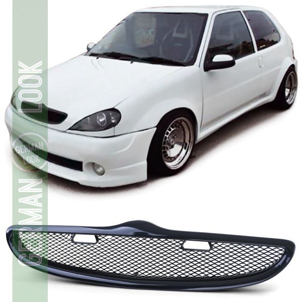 Calandre Sport nid d'abeille sans emblème pour Citroën Saxo 99-04