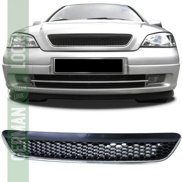 Calandre nid d'abeille OPC Sport sans emblème noire pour Opel Astra G 97-04