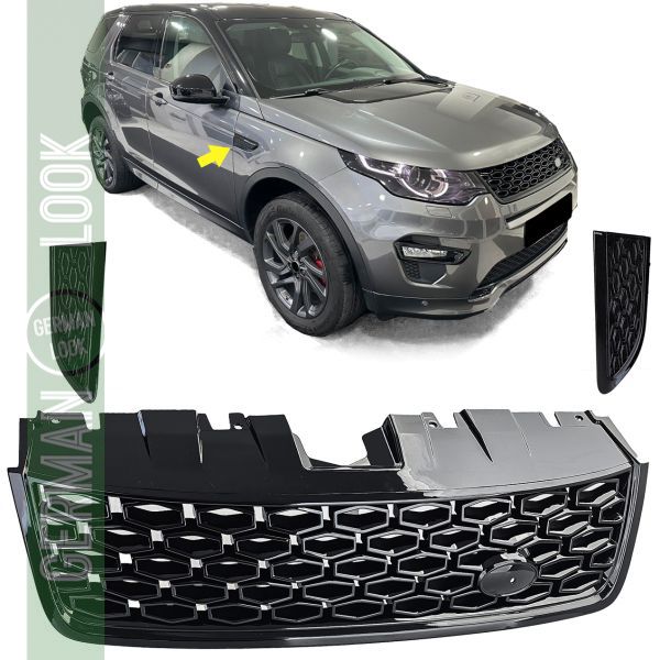 Calandre + cache-ailes pour Land Rover Discovery Sport L550 15-20