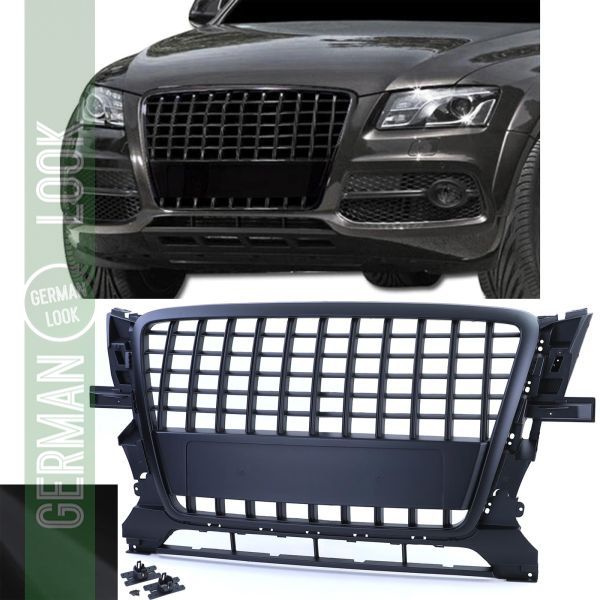 Calandre sport sans emblème noir mat sur mesure pour Audi Q5 08-12