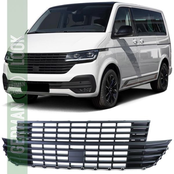 Calandre sans emblème noir mat pour VW T6.1 Bus Multivan Facelift à partir de 19