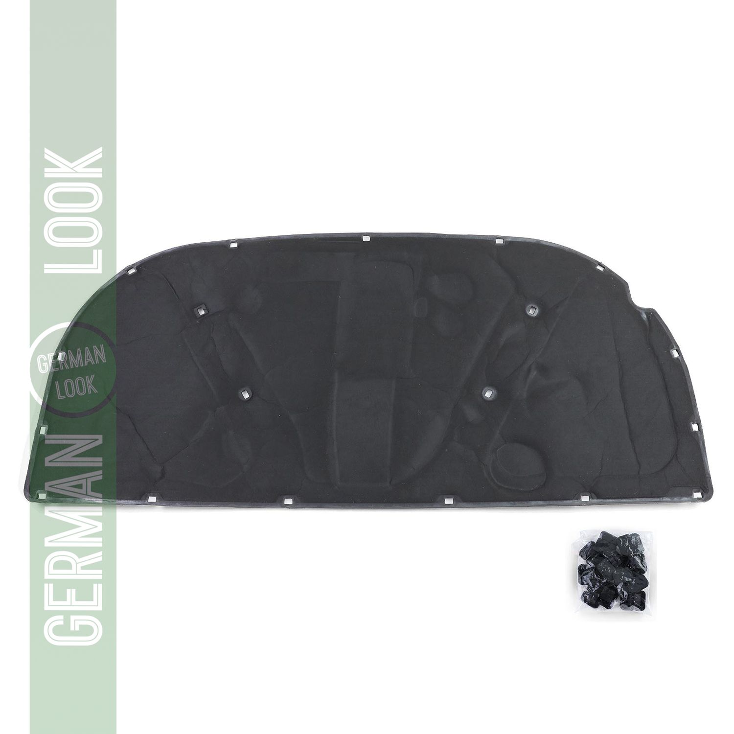 Tapis isolant pour capot avec clips pour Audi A4 B6 Berline Avant 00-04