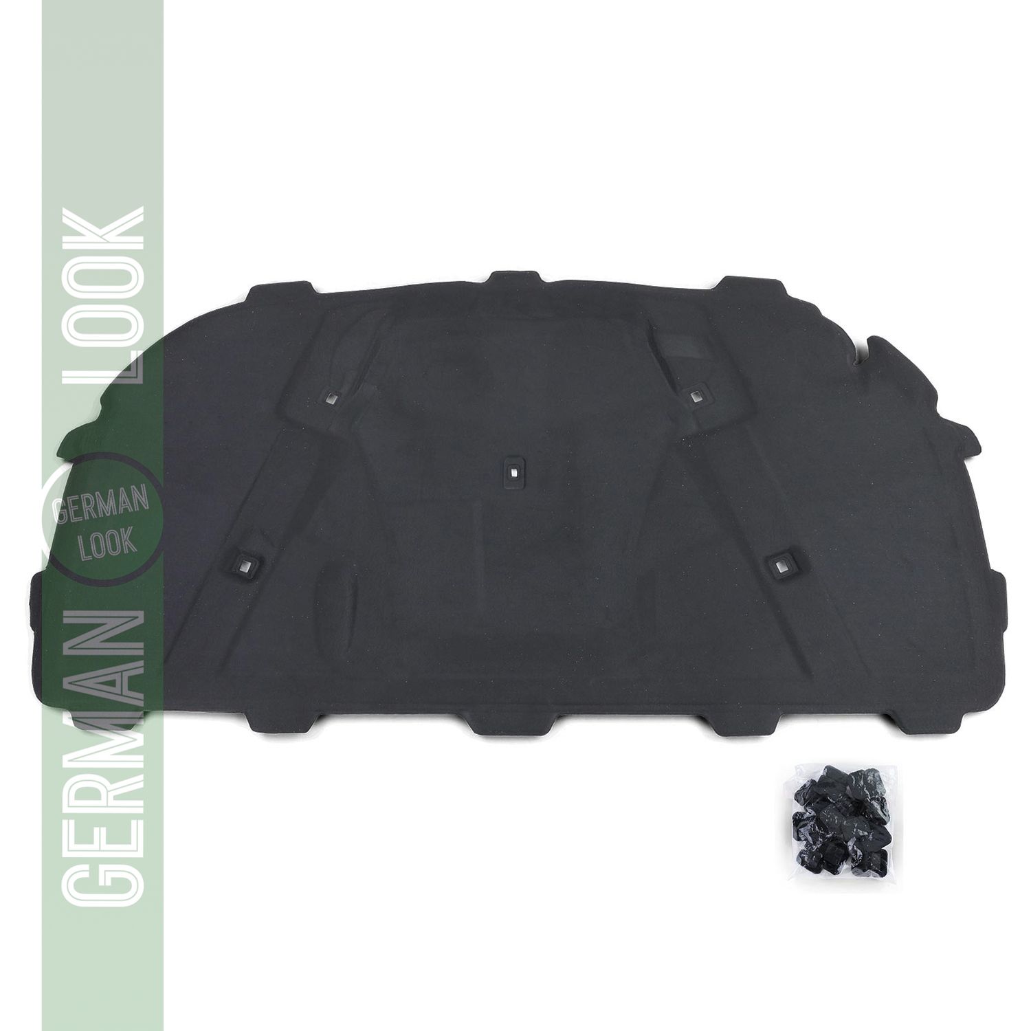Tapis isolant de capot avec clips pour Audi A4 B8 Berline Avant 07-15