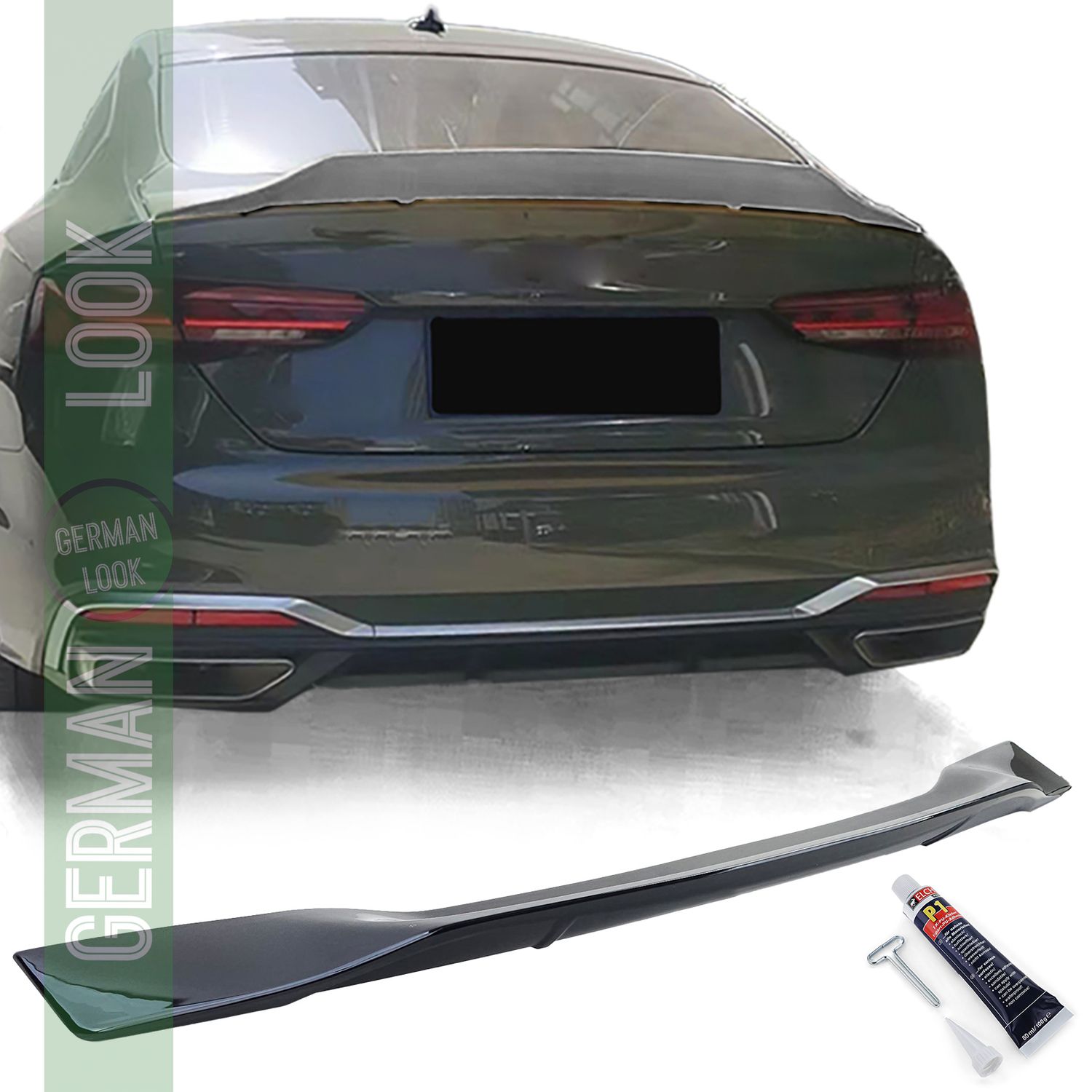 Becquet arrière Performance noir brillant pour Audi A5 F5 Coupé Sportback à partir de 2016