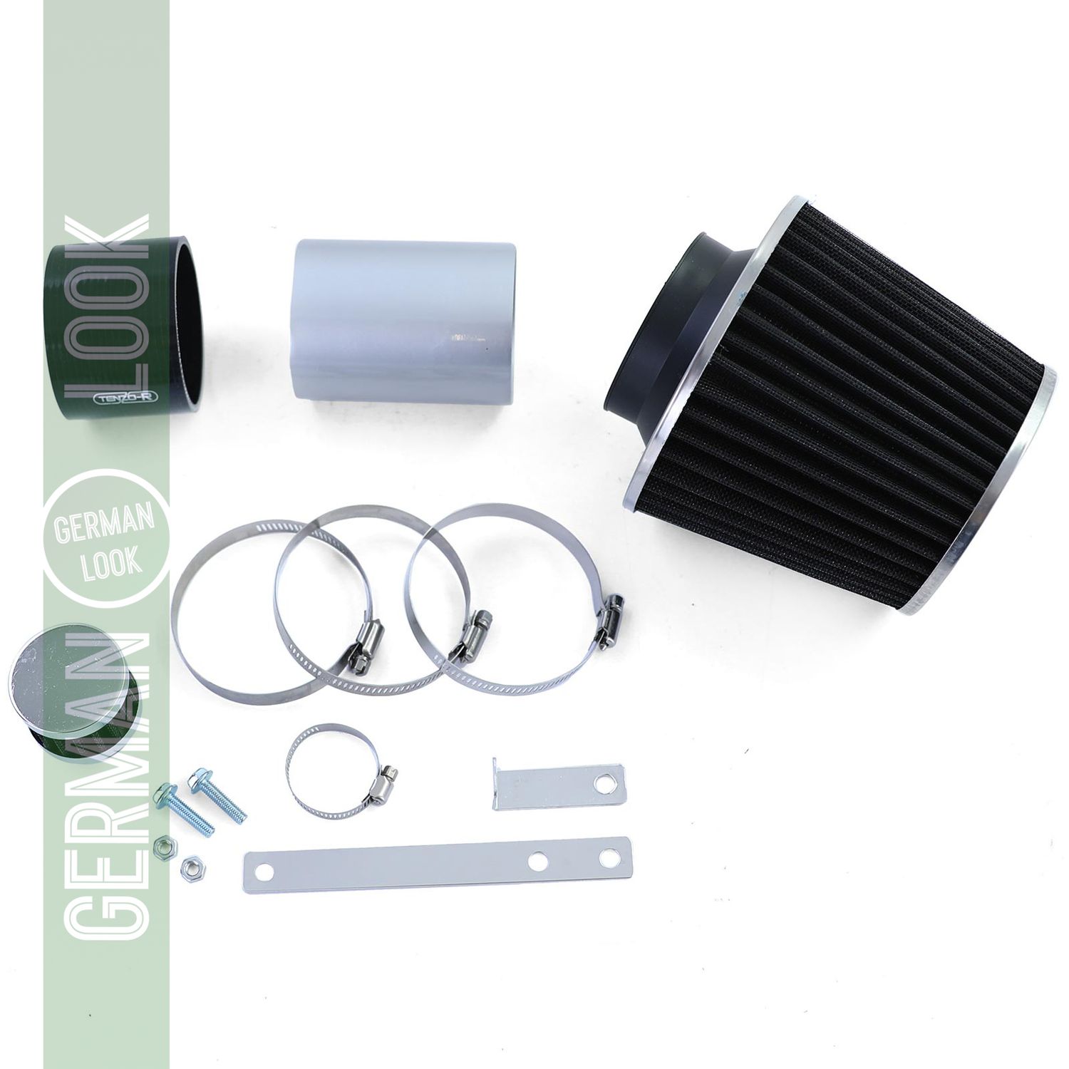 Kit d'admission d'air avec filtre à air sport noir pour Audi TT 8N 1.8 4Zyl 98-06