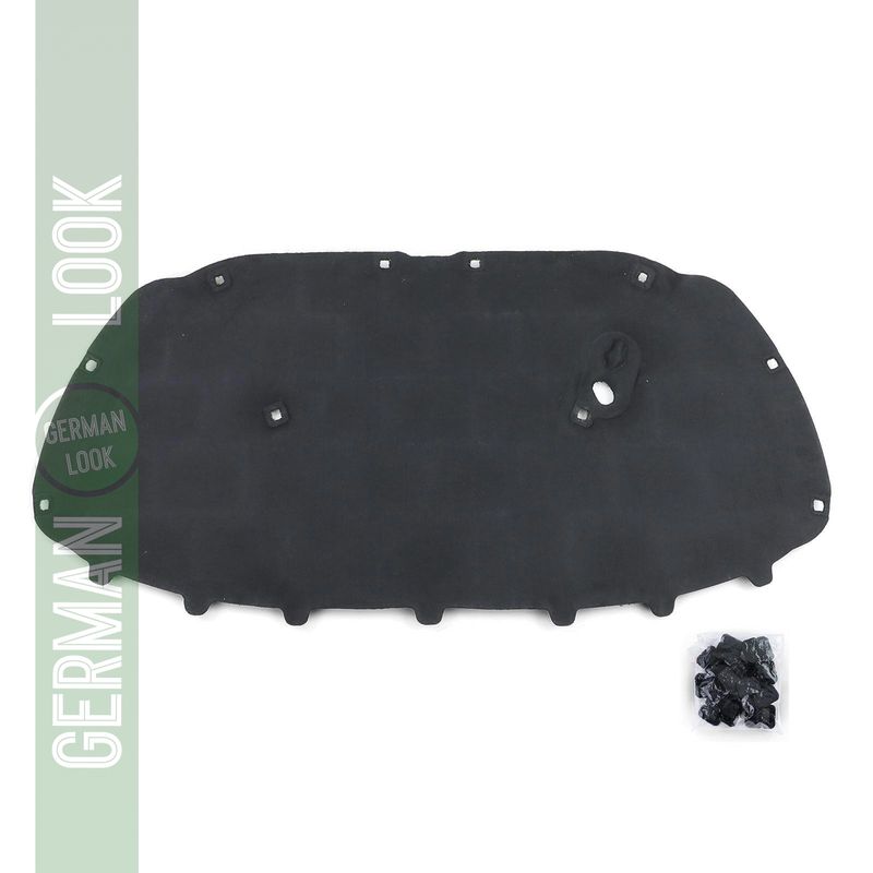 Tapis de sol en caoutchouc noir premium pour voiture VW Polo 6R 6C 09-17