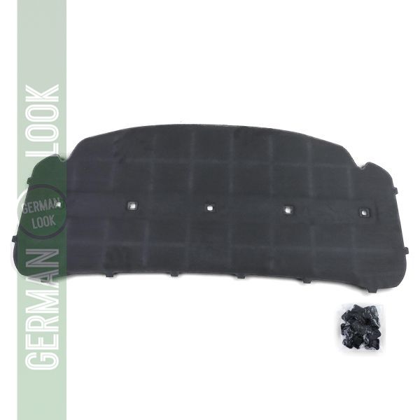 Tapis isolant de capot avec clips pour VW Touran 1T1 1T2 Caddy 2K 2C 03-08