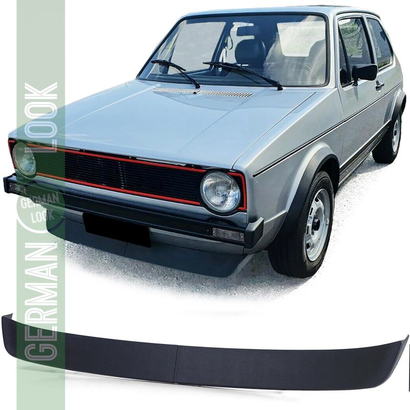 Spoiler avant GTI lèvre large sur mesure pour VW Golf 1 74-83 + Cabrio Jetta Caddy 1