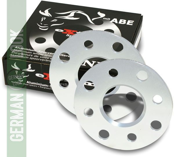 Entretoises de roue en aluminium 10 mm, plaques de rail 4 x 100 pour VW Golf II + Jetta II