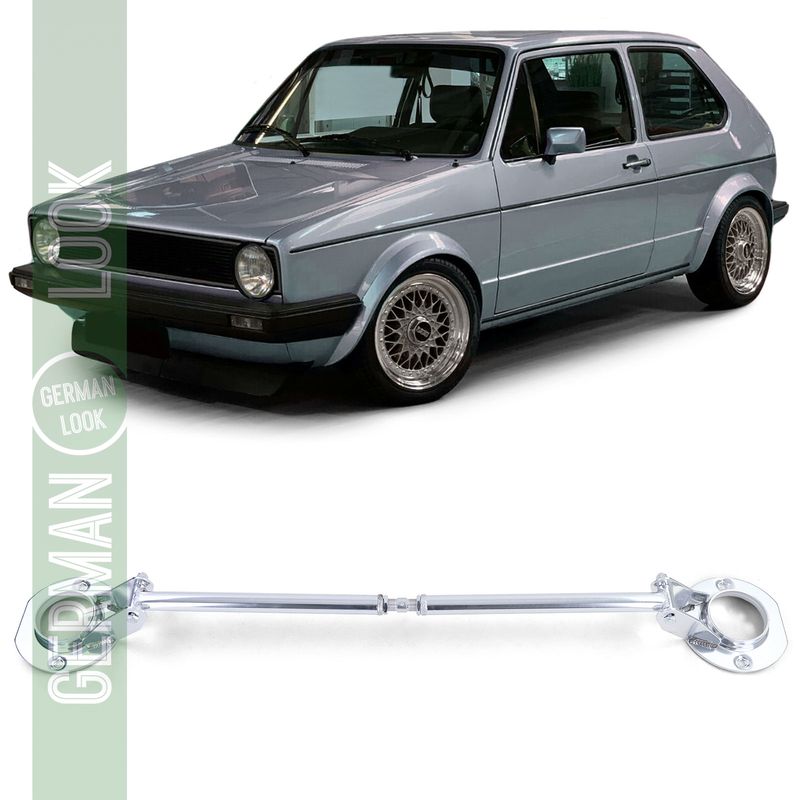 Barre anti-rapprochement avant en aluminium 4 pièces réglables pour VW Golf 1 GTI 74-93