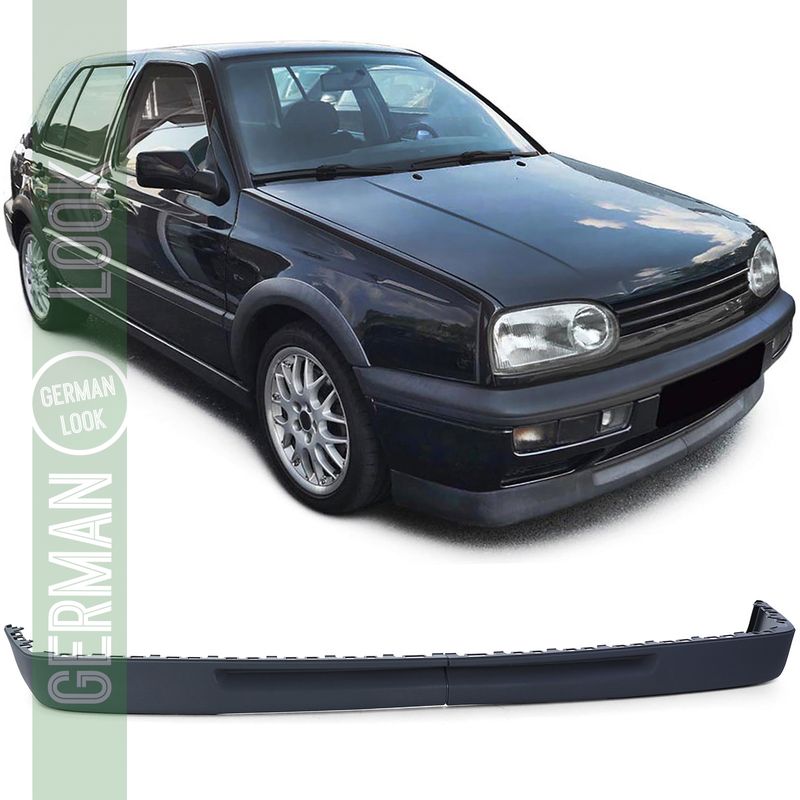 Lèvre de spoiler avant version sport pour VW Golf 3 Berline Variant Cabrio 91-97