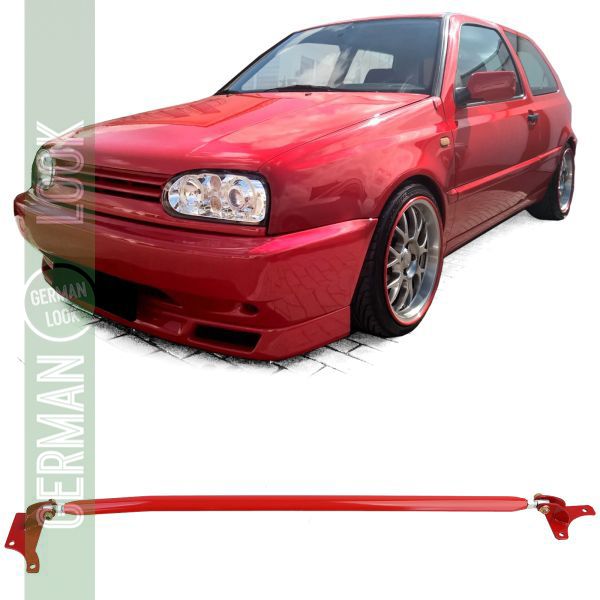 Barre anti-rapprochement en aluminium rouge réglable pour VW Golf 4 + Bora 97-03