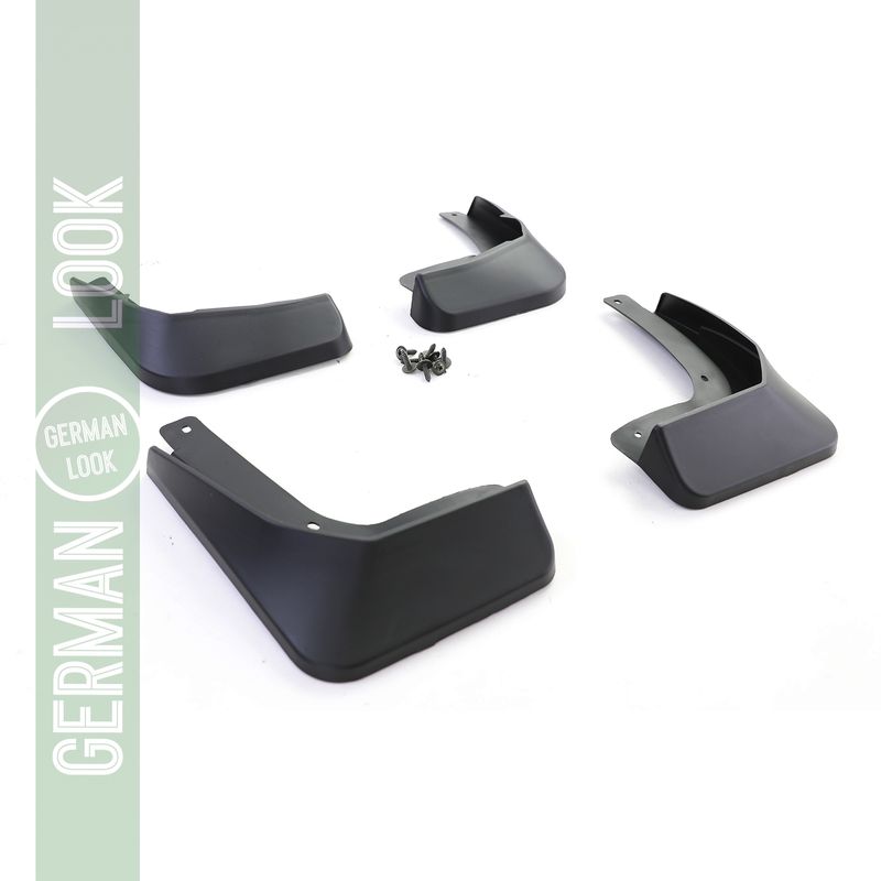 Jeu de bavettes avant et arrière noir pour VW Golf Sportsvan 2014-2017