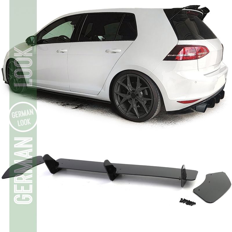 Répartiteur de diffuseur arrière performance de tablier arrière pour VW Golf 7 GTI pré-lifting 12-17