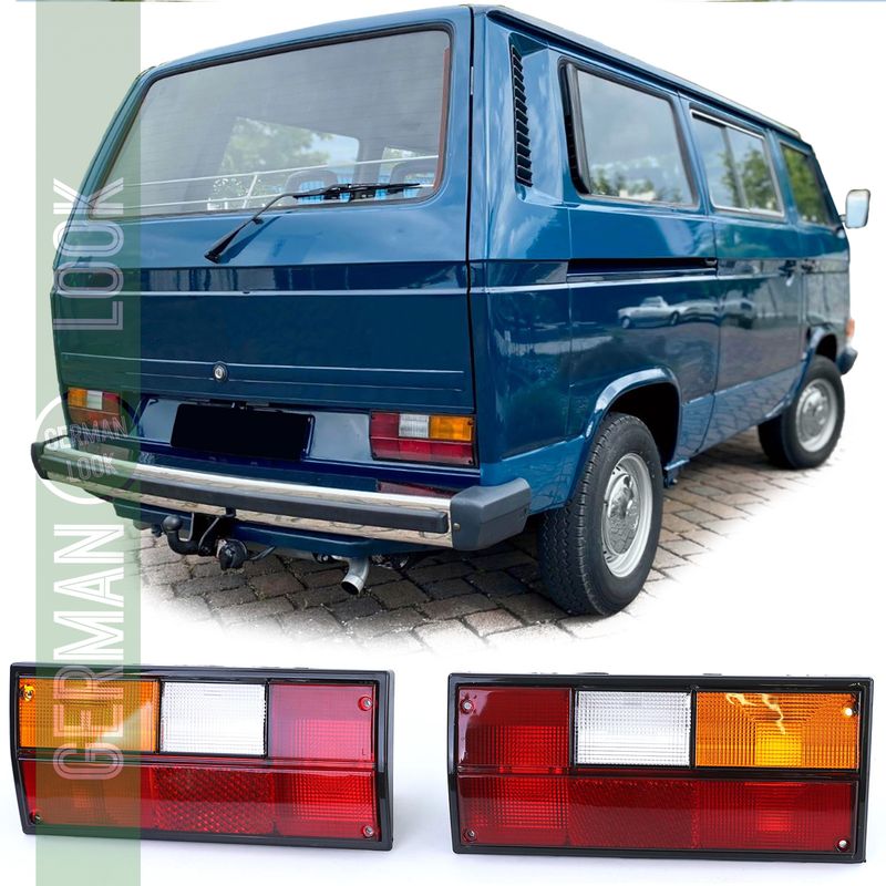 Paire de feux arrière gauche droit pour VW T3 bus box transporter plateforme 79-92