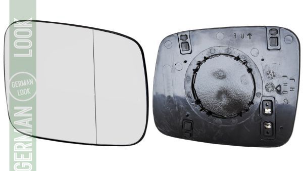Verre de rétroviseur chauffant gauche pour VW Bus T4 90-03