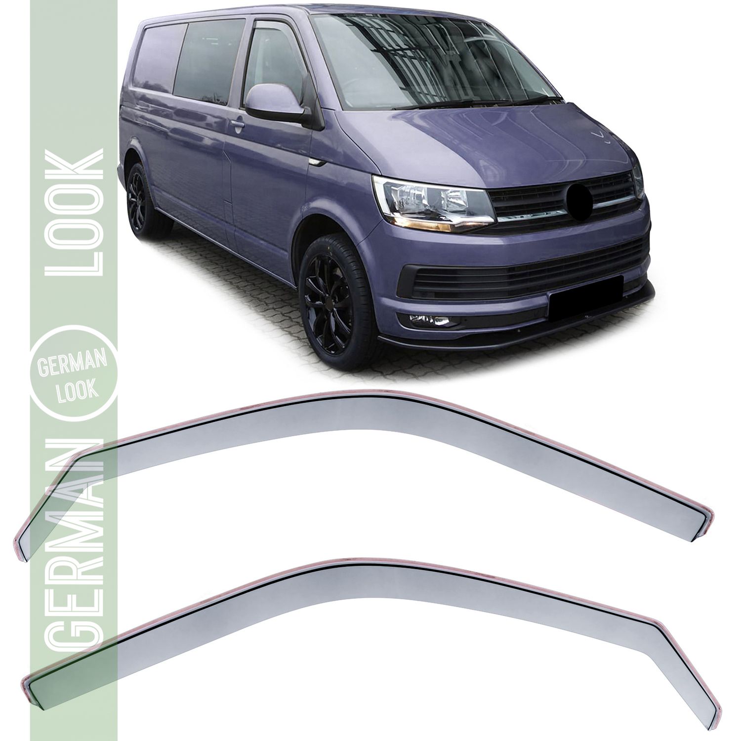 Déflecteur d'air et de pluie, feu de protection contre le vent pour VW T5 Bus Transporter 03-15